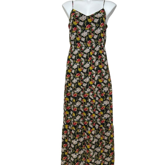 J. Crew Mercantile Floral Maxi Dress with Spaghetti Straps 6 - Picture 3 of 7